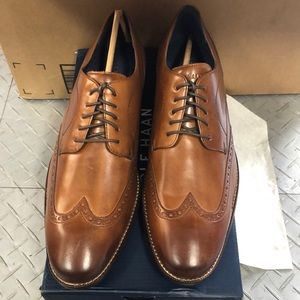 Cole Haan Tan Wing Oxford Shoes Size 13 New